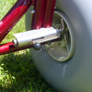 Brake for red Sand Rider beach wheelchair