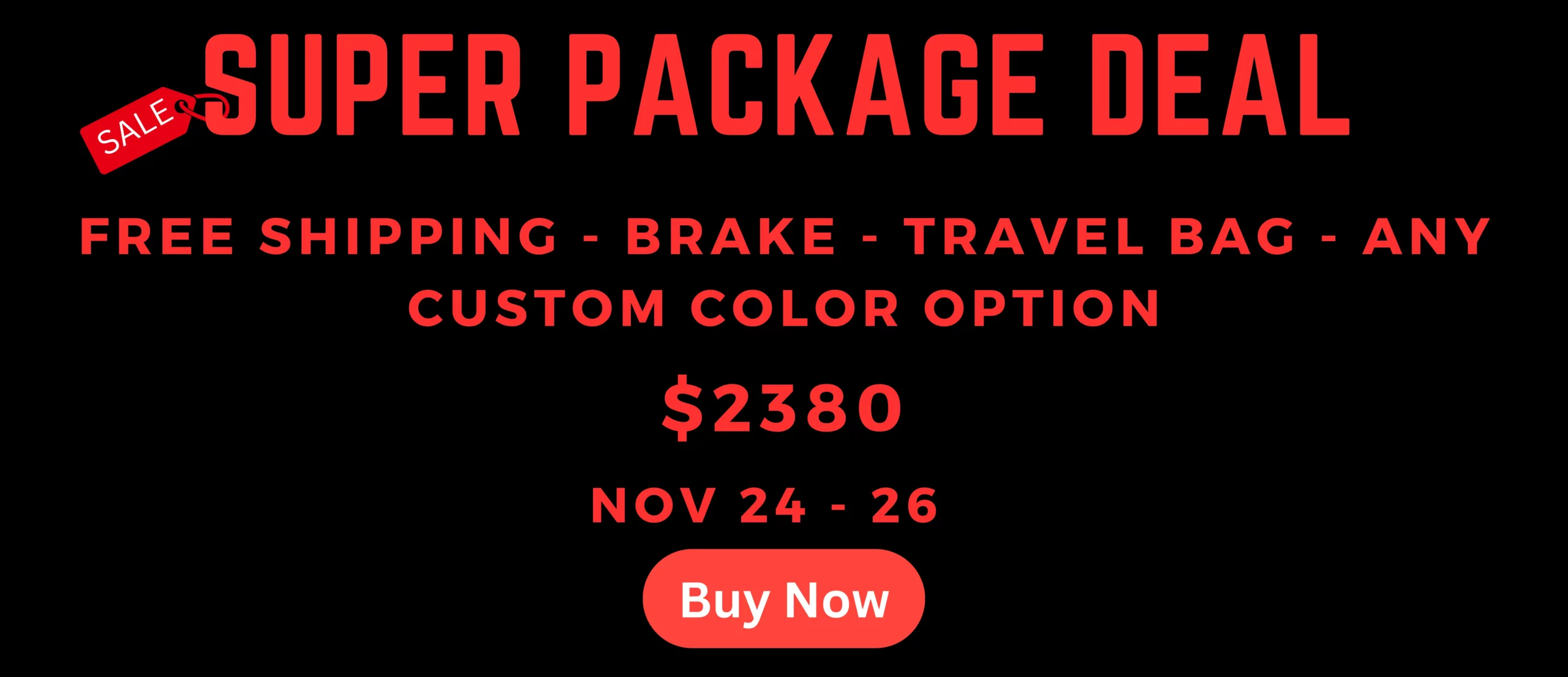 Black Friday Package Beach Wheelchair